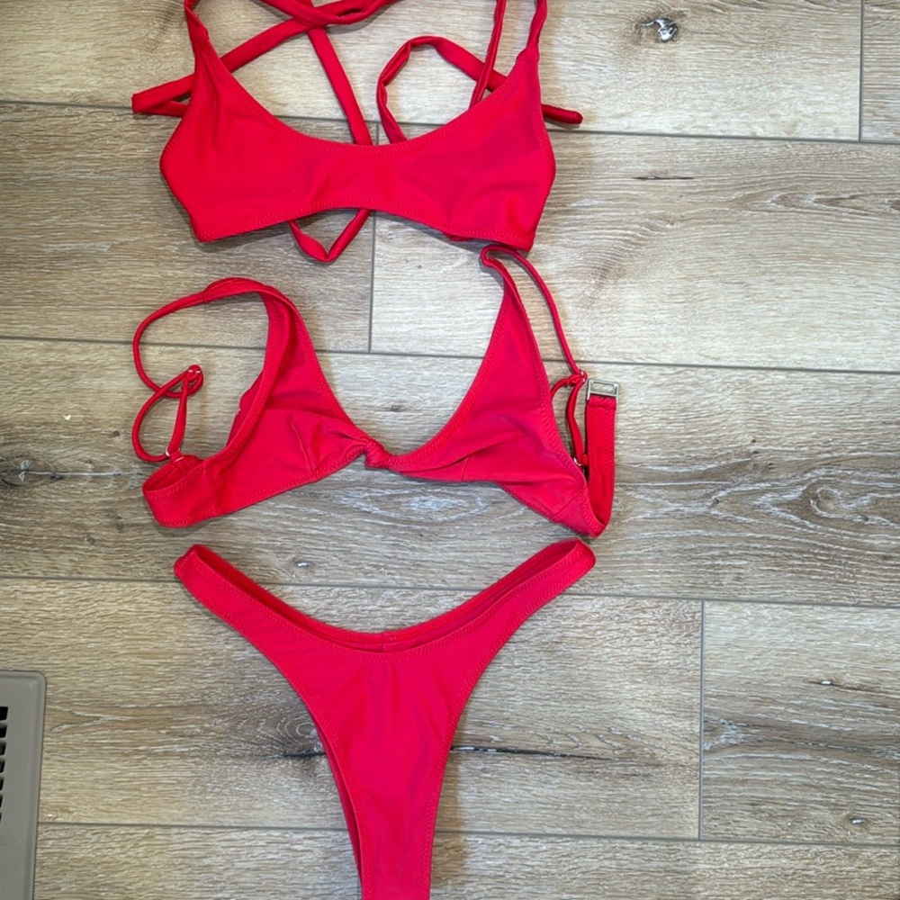 White fox bikini